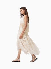 AllSaints White Clara Top - Image 6 of 8