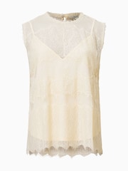 AllSaints White Clara Top - Image 8 of 8