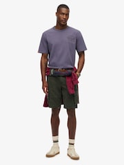 Superdry Purple Vintage Athletic Essential Graphic Print T-Shirt - Image 3 of 6