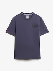 Superdry Purple Vintage Athletic Essential Graphic Print T-Shirt - Image 5 of 6