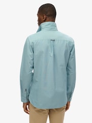Superdry Blue Classic Oxford Long Sleeve Shirt - Image 2 of 6