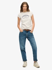 Superdry Grey Athletic Essential Slub T-Shirt - Image 3 of 6