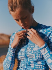 FatFace Blue MCS Rash Vest - Image 4 of 5