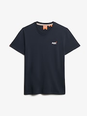 Superdry Blue Cotton Essential Logo T-Shirts 3 Pack - Image 2 of 4