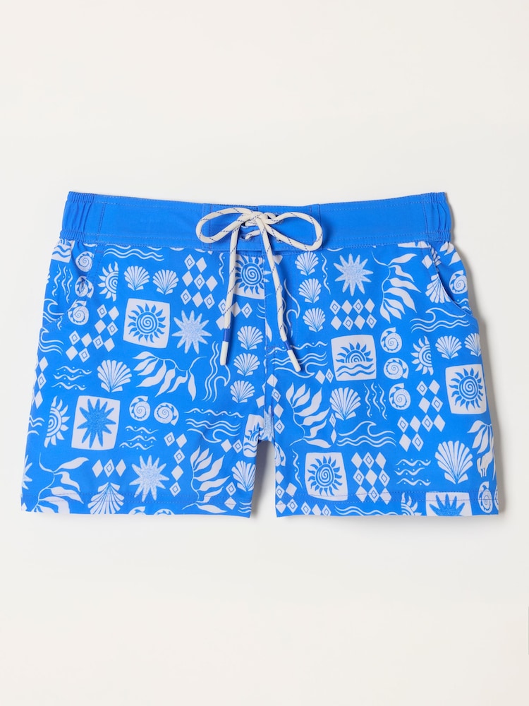FatFace Hove Blue MCS Print Board Short - Image 5 of 5