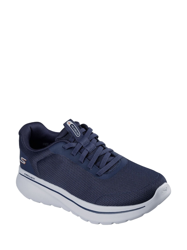 Skechers Blue Go Walk Arch Fit N-Joy Cullman Trainers - Image 2 of 2