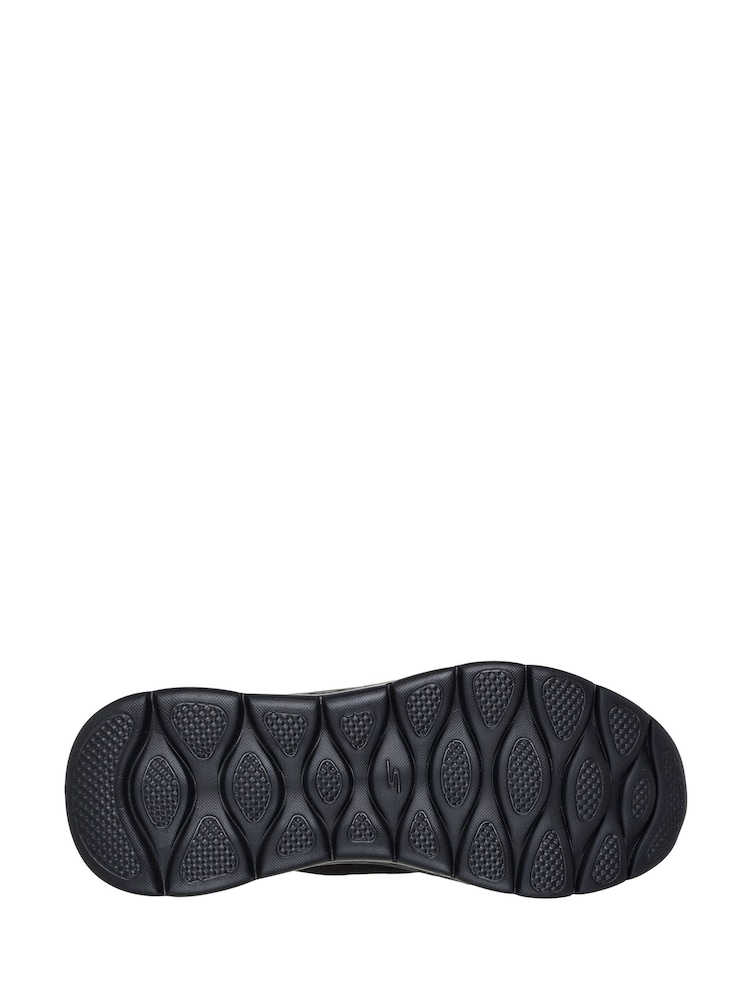 Skechers Black GO WALK Flex Smooth Motion Trainers - Image 4 of 4