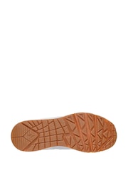 Skechers White Uno Gen1 Wavy Shimmer Trainers - Image 4 of 4