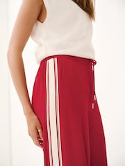 Mint Velvet Red Side Stripe Trousers - Image 6 of 8
