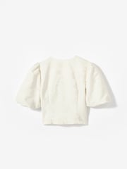 Mint Velvet White Jacquard Detail Top - Image 7 of 7
