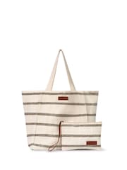 Seaspray Jumbie Stripe Beach Bag And Purse Set - Image 4 of 4