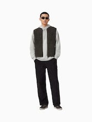 AllSaints Green Otis Vest - Image 2 of 6