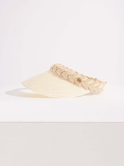 Seaspray Amelia Braided Visor Hat - Image 1 of 5