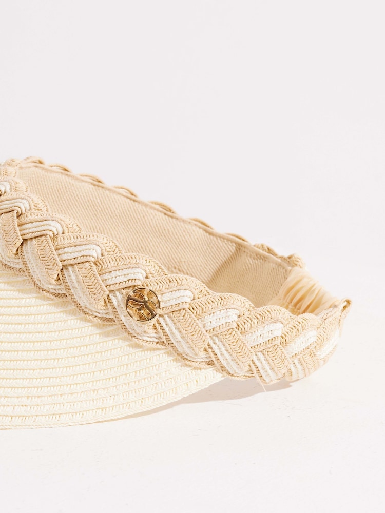 Seaspray Amelia Braided Visor Hat - Image 2 of 5
