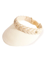 Seaspray Amelia Braided Visor Hat - Image 5 of 5