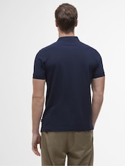 Barbour® Navy Blaine Tailored Polo Shirt - Image 2 of 7