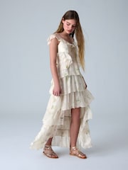 smALLSAINTS Cream Sienna Maxi Dress - Image 2 of 10