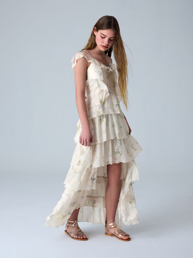 smALLSAINTS Cream Sienna Maxi Dress - Image 2 of 10