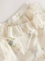 smALLSAINTS Cream Sienna Ruffle Top and Skirt Set - Image 3 of 4