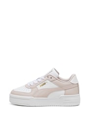 Puma White CA Pro Classic Jr Trainers - Image 2 of 6
