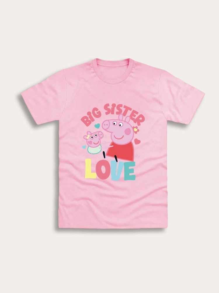 Brand Threads Pink Peppa Pig T-Shirt - Image 1 of 1