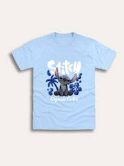 Brand Threads Blue Disney Lilo and Stitch Movie T-Shirt - Image 1 of 1
