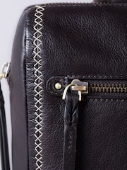 Lakeland Leather Brown Light Castlerigg Backpack - Image 6 of 8