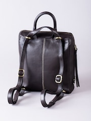 Lakeland Leather Brown Light Castlerigg Backpack - Image 7 of 8
