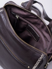 Lakeland Leather Brown Light Castlerigg Backpack - Image 8 of 8