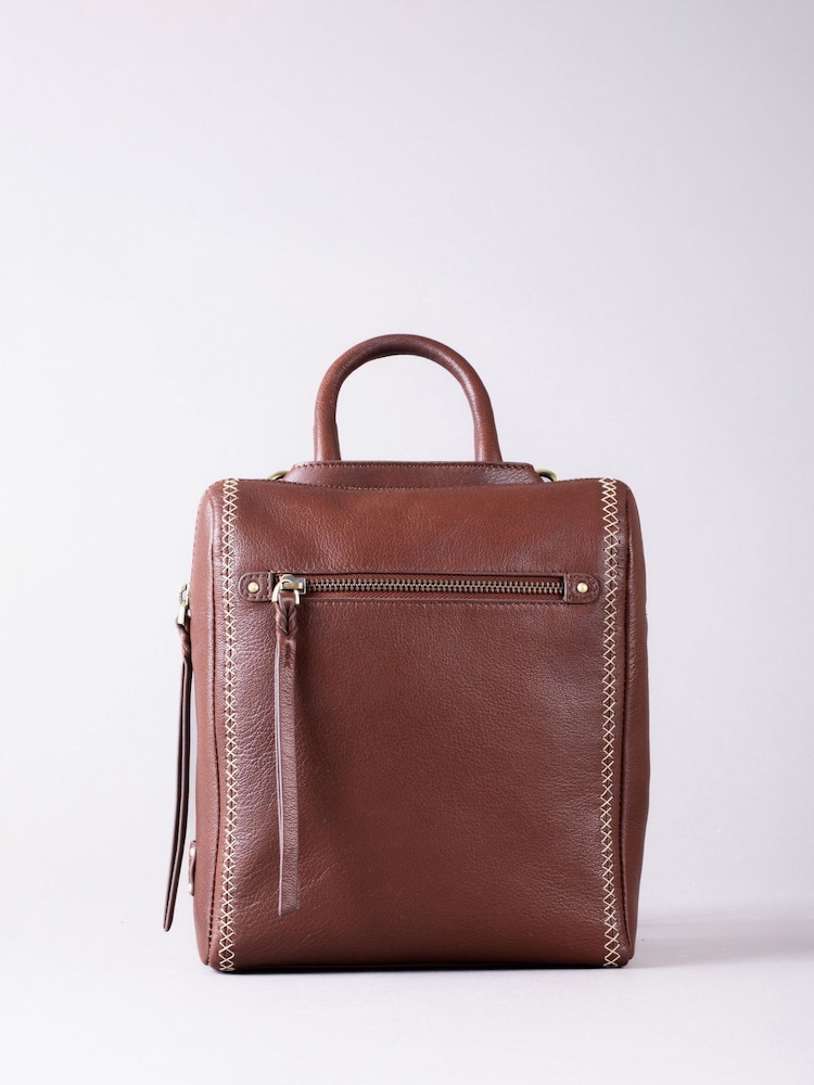 Lakeland Leather Brown Castlerigg Backpack - Image 1 of 8