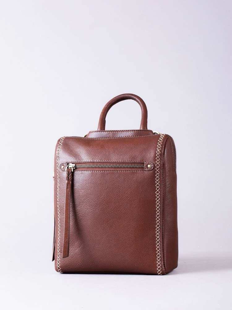Lakeland Leather Brown Castlerigg Backpack - Image 2 of 8