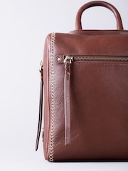 Lakeland Leather Brown Castlerigg Backpack - Image 3 of 8