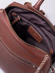 Lakeland Leather Brown Castlerigg Backpack - Image 7 of 8