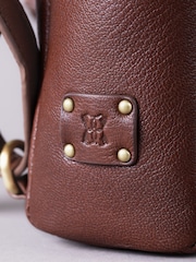Lakeland Leather Brown Castlerigg Backpack - Image 8 of 8