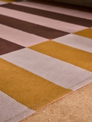 MADE.COM Ochre Solta Indoor Outdoor Flatweave Rug - Image 3 of 5
