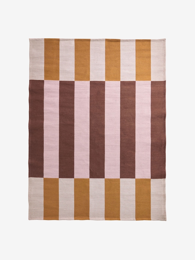 MADE.COM Ochre Solta Indoor Outdoor Flatweave Rug - Image 5 of 5 MADE.COM Ochre Solta Indoor Outdoor Flatweave Rug - Image 5 of 5