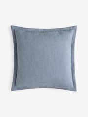 Blue 50 x 50cm Burford Flange Edge Cushion - Image 4 of 4