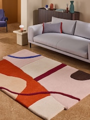 MADE.COM Multi Frieda Wool Tufted Rug - Image 1 of 5
