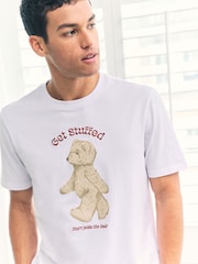 Chelsea Peers Get Stuffed Argyle Bear Print Short Pyjamas Set - صورة 5 من 5