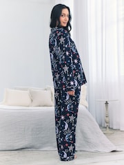 Chelsea Peers Maternity Cotton Mystic Moon Print Long Pyjamas Set - Imagen 2 de 5