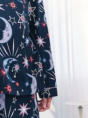Chelsea Peers Maternity Cotton Mystic Moon Print Long Pyjamas Set - Imagen 5 de 5