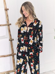 Chelsea Peers Tarot Card Print Long Pyjamas Set - Imagen 2 de 5