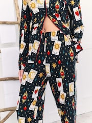 Chelsea Peers Tarot Card Print Long Pyjamas Set - Imagen 3 de 5