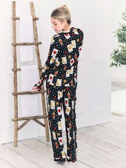 Chelsea Peers Tarot Card Print Long Pyjamas Set - Imagen 4 de 5