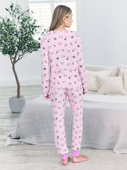Chelsea Peers Halloween Party Ghost Print Long Pyjamas Set - Imagem 2 de 4