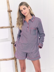 Chelsea Peers Cotton Stripe Short Pyjamas Set - Imagen 2 de 5