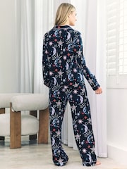 Chelsea Peers Cotton Mystic Moon Print Long Pyjamas Set - Imagen 2 de 5