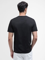 Barbour® International Black Logo T-Shirt - Image 3 of 7
