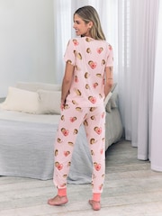 Chelsea Peers Hedgehog Hearts Print Long Pyjamas Set - Imagen 3 de 5
