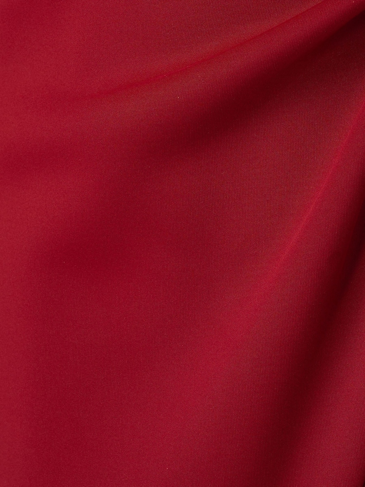 Adrianna Papell Red Sleeveless Scuba Dress - Image 6 of 6 Adrianna Papell Red Sleeveless Scuba Dress - Image 6 of 6